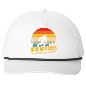 Hide And Seek World Champion Graphic Snapback Five-Panel Rope Hat