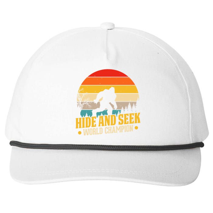 Hide And Seek World Champion Graphic Snapback Five-Panel Rope Hat