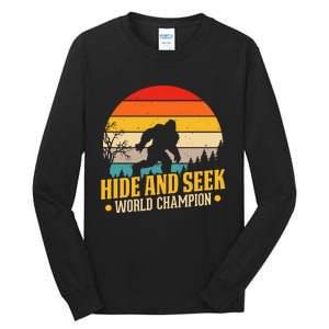 Hide And Seek World Champion Graphic Tall Long Sleeve T-Shirt