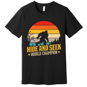 Hide And Seek World Champion Graphic Premium T-Shirt