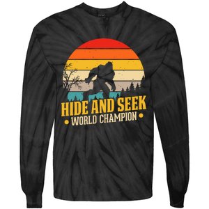 Hide And Seek World Champion Graphic Tie-Dye Long Sleeve Shirt