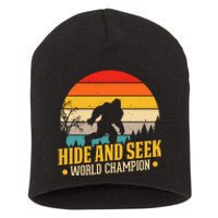 Hide And Seek World Champion Graphic Short Acrylic Beanie