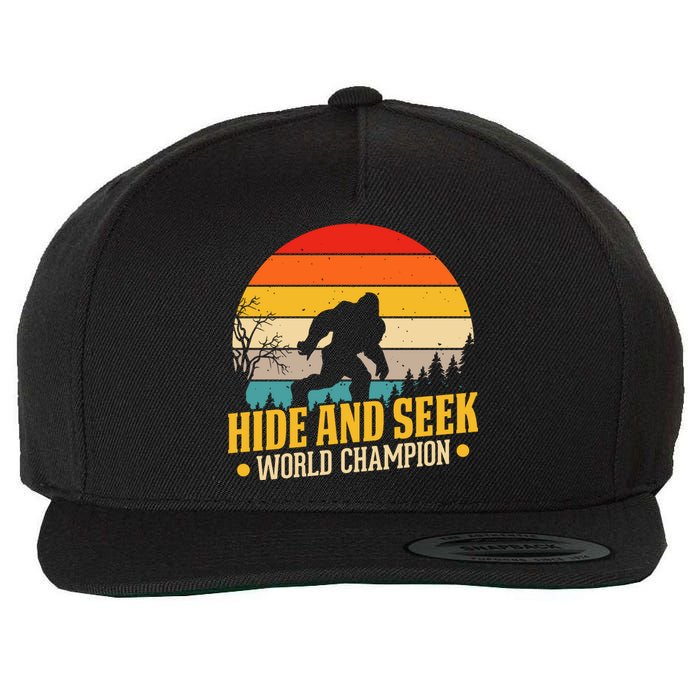 Hide And Seek World Champion Graphic Wool Snapback Cap