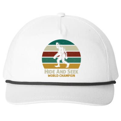 Hide And Seek World Champion Graphic Snapback Five-Panel Rope Hat