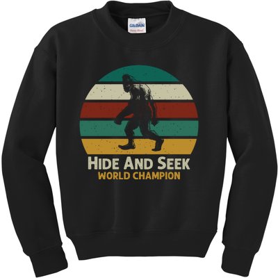 Hide And Seek World Champion Graphic Kids Sweatshirt