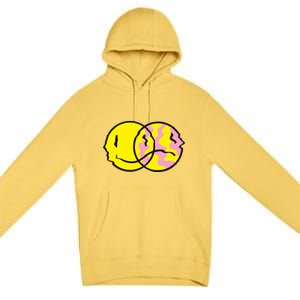 Happy And Sad Emoji Premium Pullover Hoodie