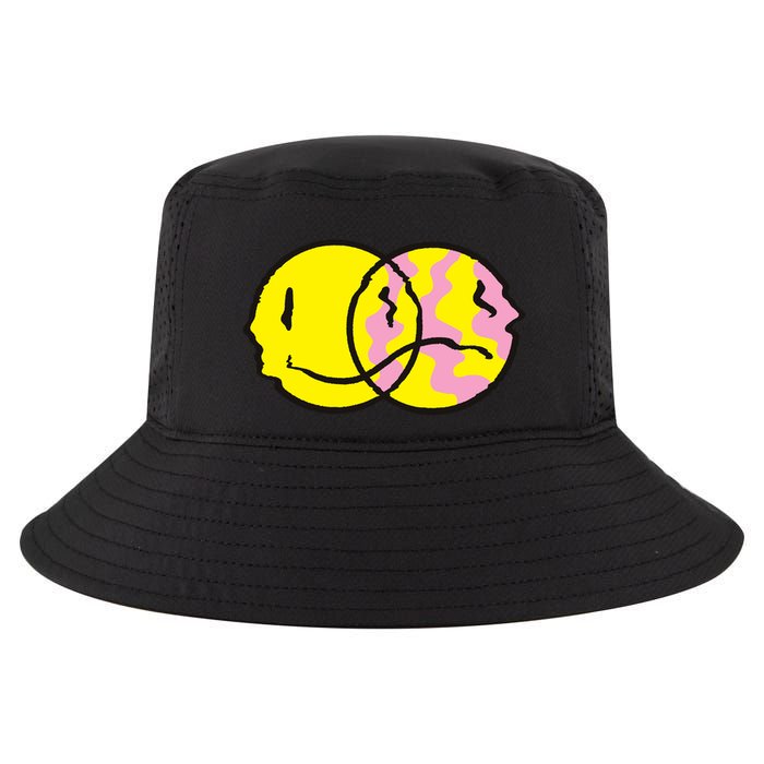 Happy And Sad Emoji Cool Comfort Performance Bucket Hat