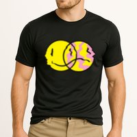 Happy And Sad Emoji Cooling Performance Crew T-Shirt