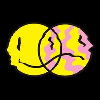 Happy And Sad Emoji Cooling Performance Crew T-Shirt