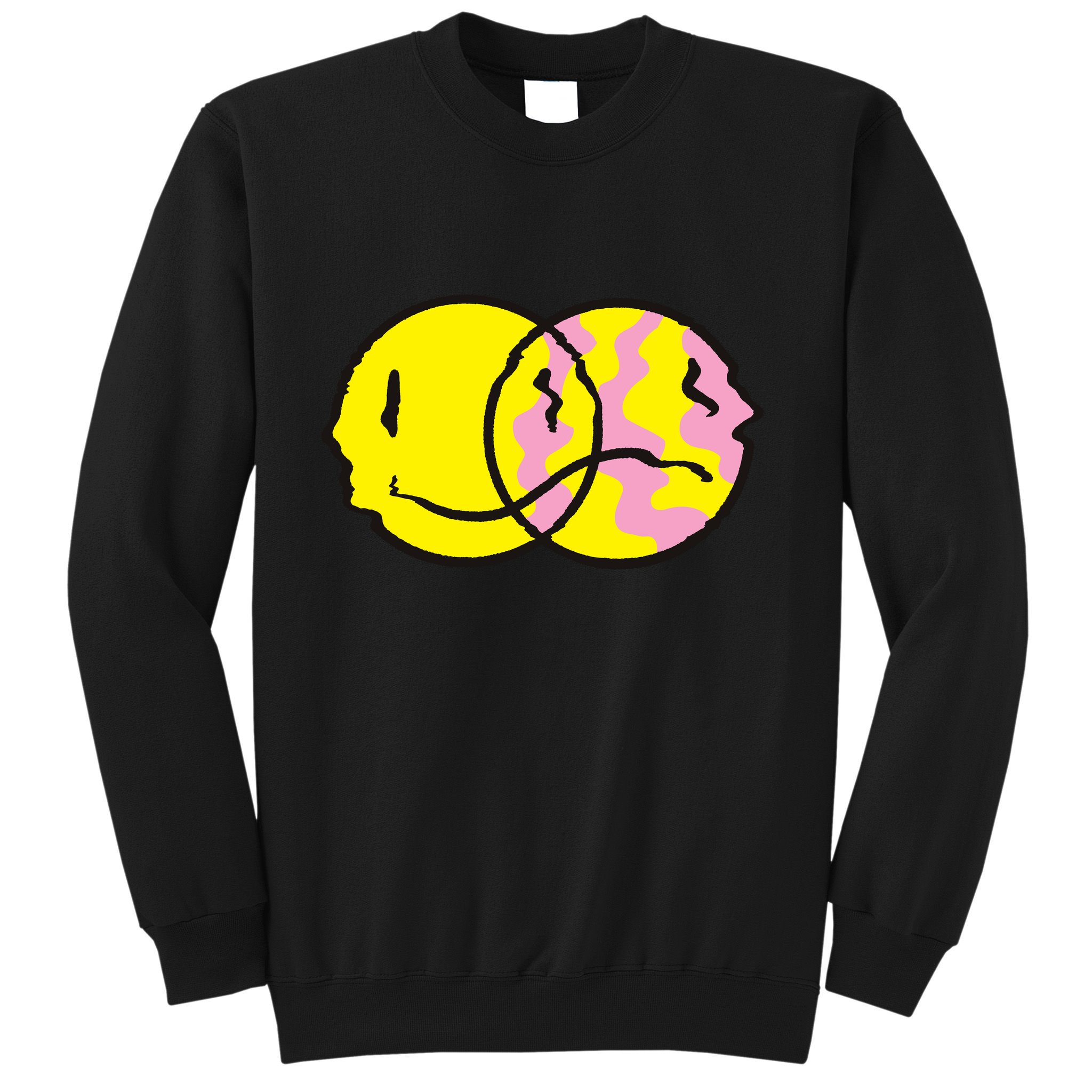 Happy And Sad Emoji Sweatshirt