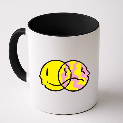 Happy And Sad Emoji Mug