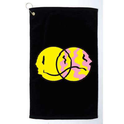 Happy And Sad Emoji Golf Towel