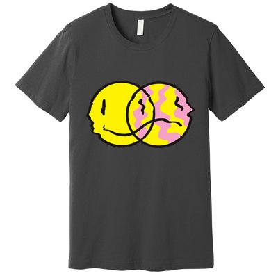 Happy And Sad Emoji Premium T-Shirt