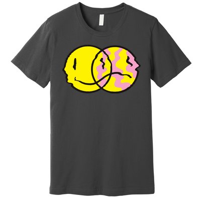 Happy And Sad Emoji Premium T-Shirt