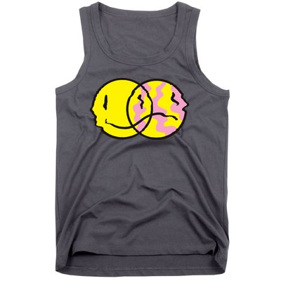 Happy And Sad Emoji Tank Top