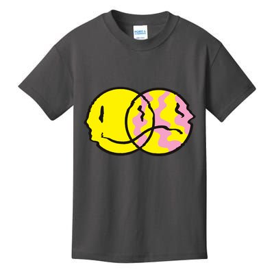 Happy And Sad Emoji Kids T-Shirt