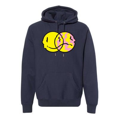 Happy And Sad Emoji Premium Hoodie