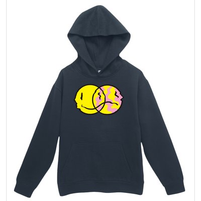 Happy And Sad Emoji Urban Pullover Hoodie