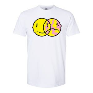 Happy And Sad Emoji Softstyle CVC T-Shirt