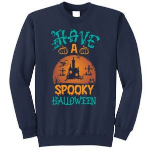 Have A Spooky Halloween Typography Lettering Sweatshirt