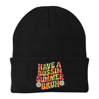 Have A Summer Bruh Funny Teacher Last Day Of School Beanie