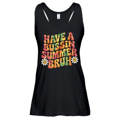 Have A Summer Bruh Funny Teacher Last Day Of School Ladies Essential Flowy Tank