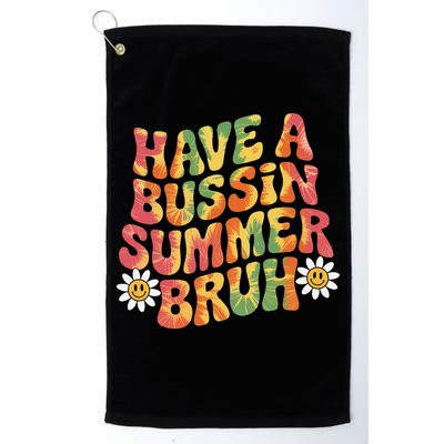 Have A Summer Bruh Funny Teacher Last Day Of School Golf Towel