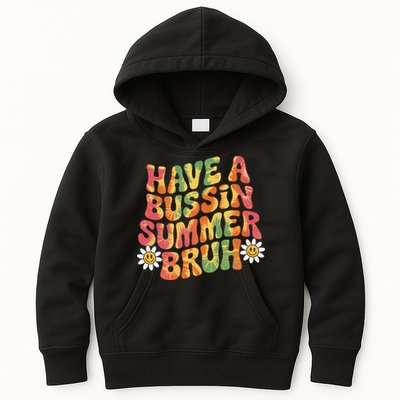 Have A Summer Bruh Funny Teacher Last Day Of School Kids Hoodie