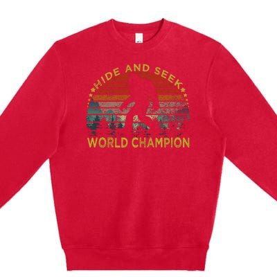 Hide And Seek World Champion Premium Crewneck Sweatshirt