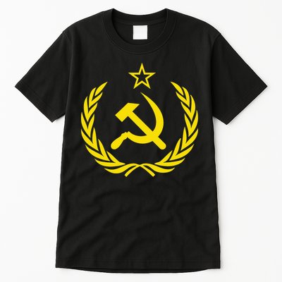 Hammer And Sickle Star Cccp Soviet Union Red Tall T-Shirt