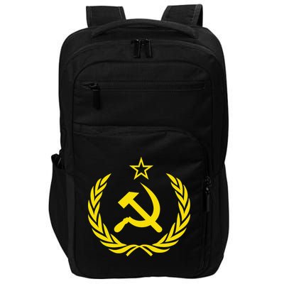 Hammer And Sickle Star Cccp Soviet Union Red Impact Tech Backpack