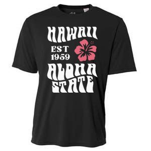 Hawaii Aloha State 1971 Aesthetic Beach Summer Cooling Performance Crew T-Shirt