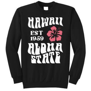 Hawaii Aloha State 1971 Aesthetic Beach Summer Sweatshirt