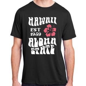 Hawaii Aloha State 1971 Aesthetic Beach Summer Adult ChromaSoft Performance T-Shirt