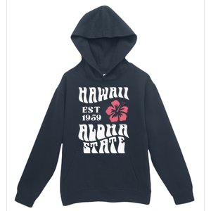 Hawaii Aloha State 1971 Aesthetic Beach Summer Urban Pullover Hoodie