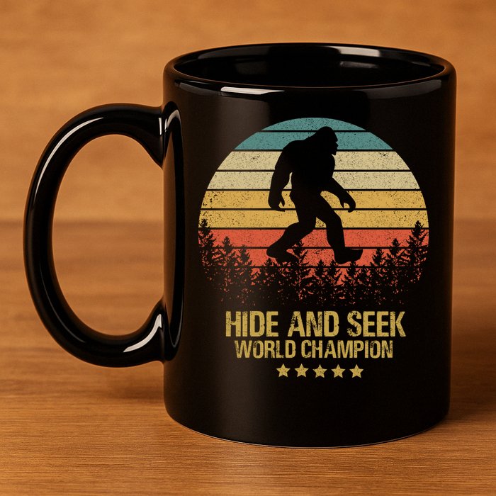 Hide And Seek World Champion Sasquatch 11oz C Handle Ceramic Mug