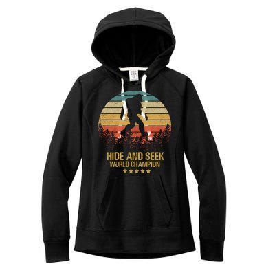 Hide And Seek World Champion Sasquatch Women's Fleece Hoodie