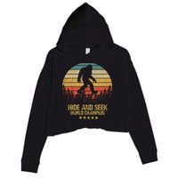 Hide And Seek World Champion Sasquatch Crop Fleece Hoodie