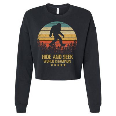 Hide And Seek World Champion Sasquatch Cropped Pullover Crew