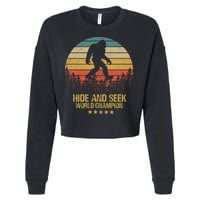 Hide And Seek World Champion Sasquatch Cropped Pullover Crew