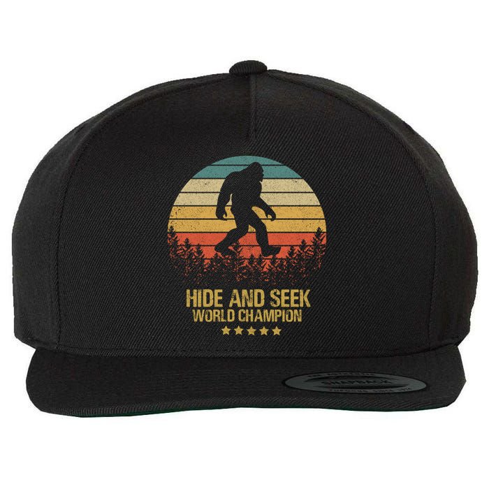Hide And Seek World Champion Sasquatch Wool Snapback Cap