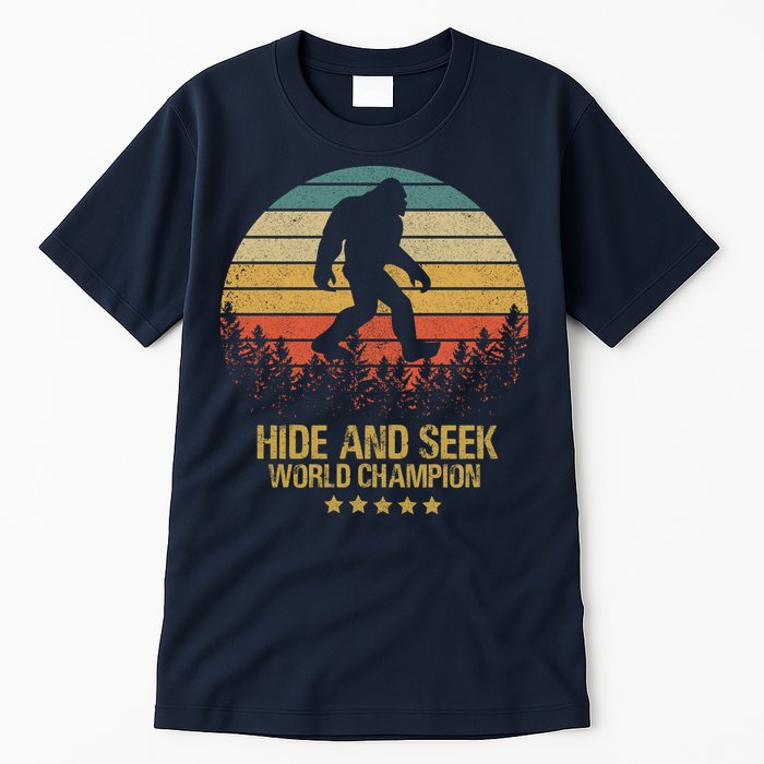 Hide And Seek World Champion Sasquatch Tall T-Shirt