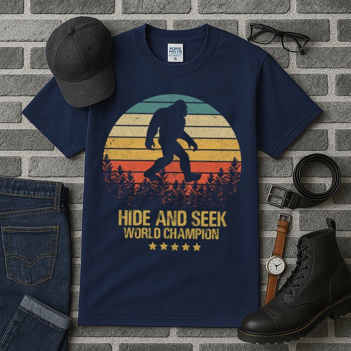 Hide And Seek World Champion Sasquatch Tall T-Shirt