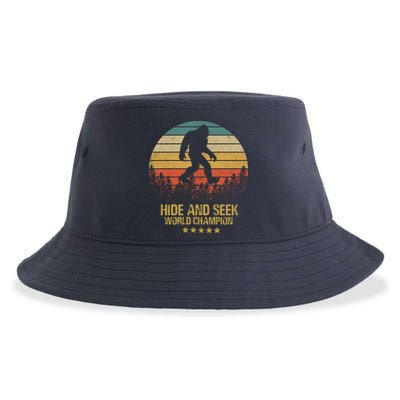 Hide And Seek World Champion Sasquatch Sustainable Bucket Hat