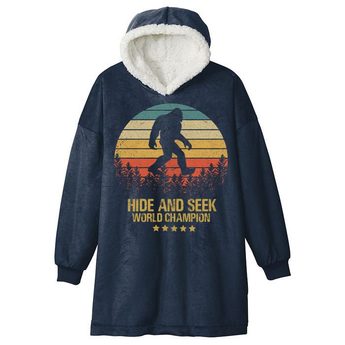 Hide And Seek World Champion Sasquatch Hooded Wearable Blanket