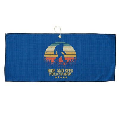 Hide And Seek World Champion Sasquatch Large Microfiber Waffle Golf Towel