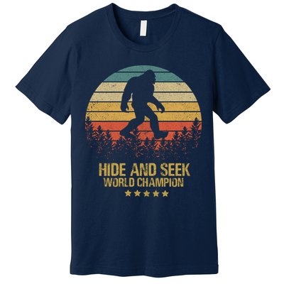 Hide And Seek World Champion Sasquatch Premium T-Shirt