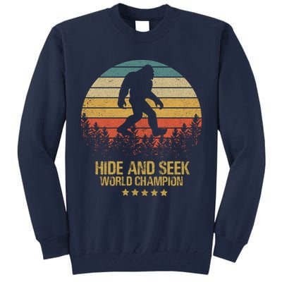 Hide And Seek World Champion Sasquatch Tall Sweatshirt