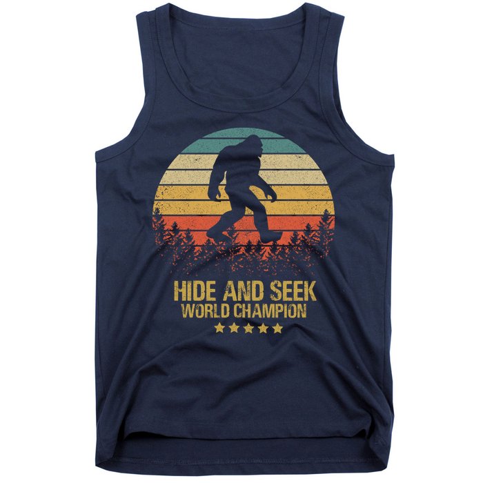 Hide And Seek World Champion Sasquatch Tank Top