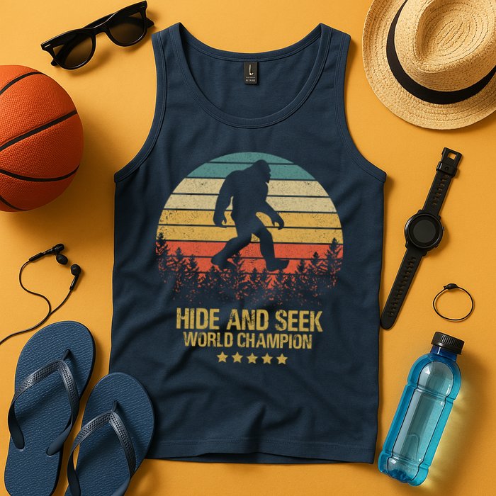 Hide And Seek World Champion Sasquatch Tank Top
